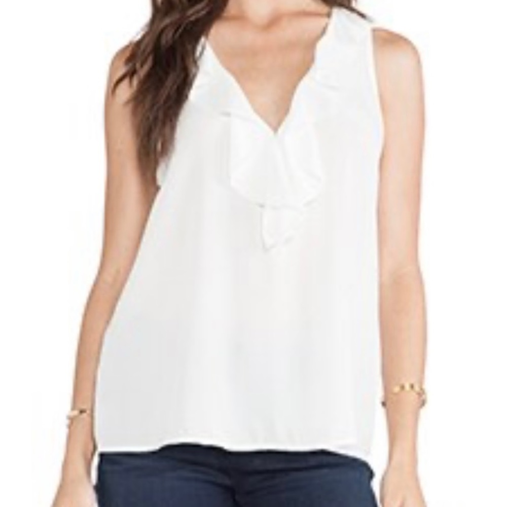 Joie Rissa Silk Ruffle Top - Picture 7 of 9